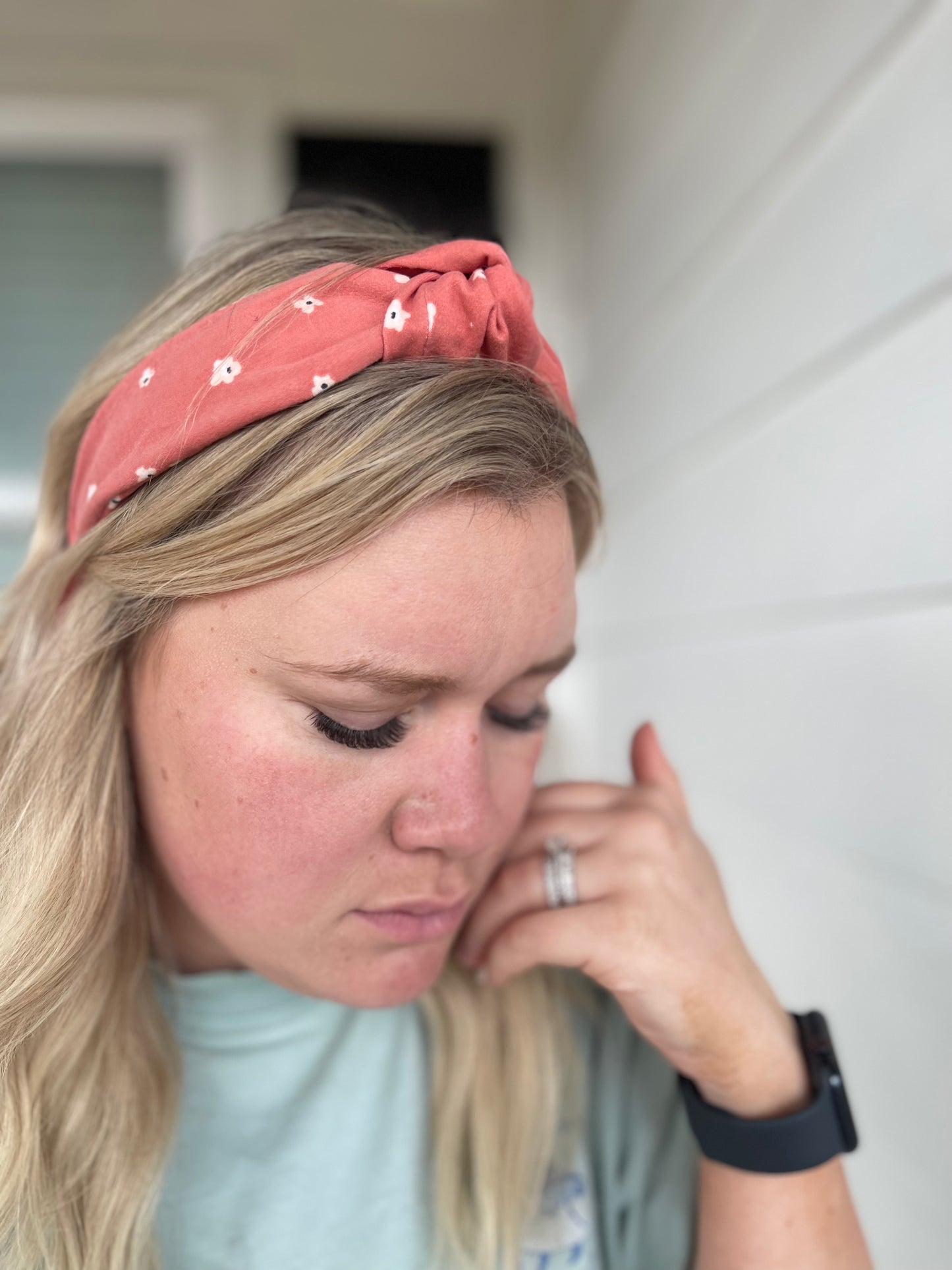 Burnt Floral Headband