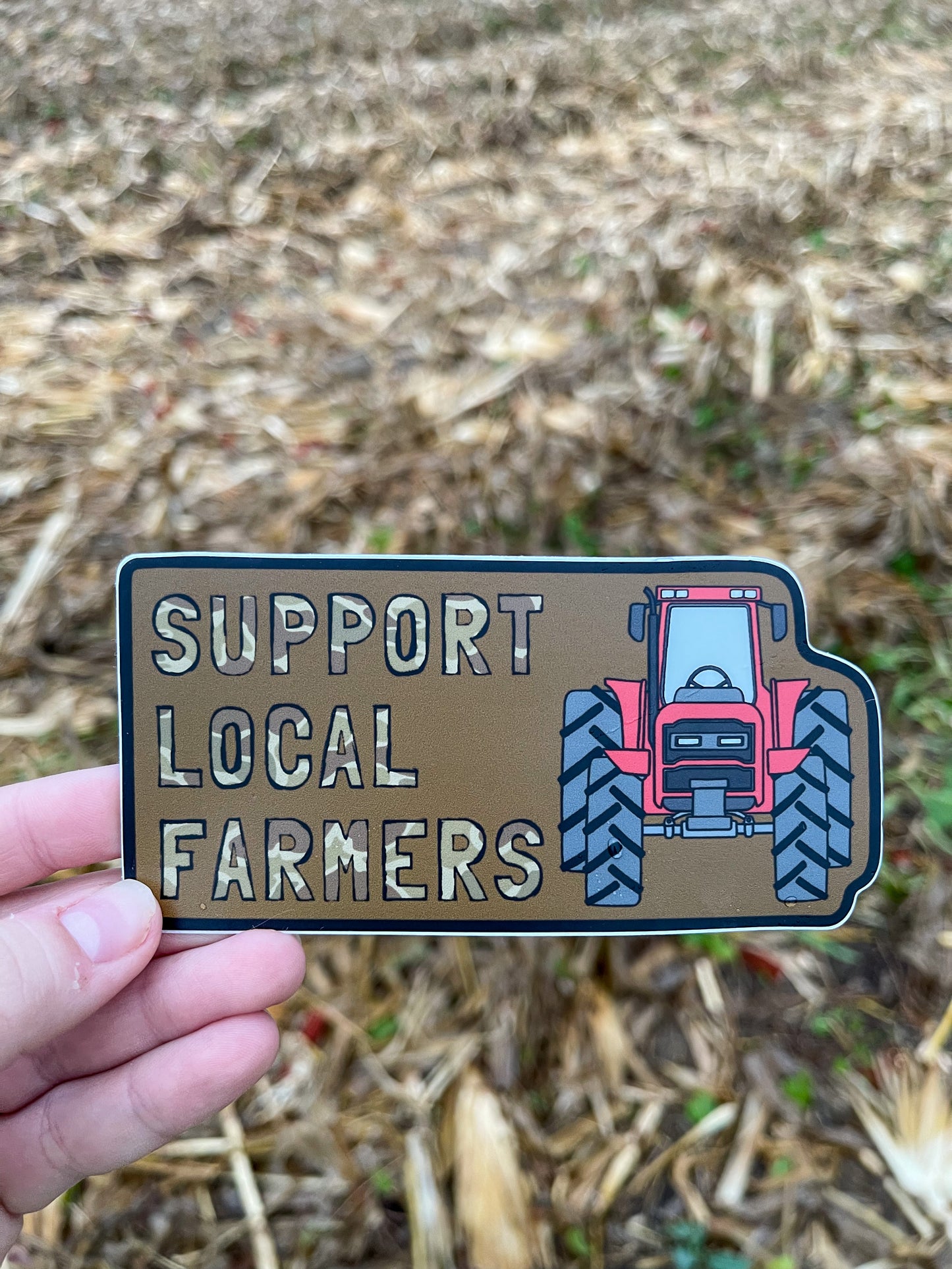 Old School Camo Support your Local Farmer