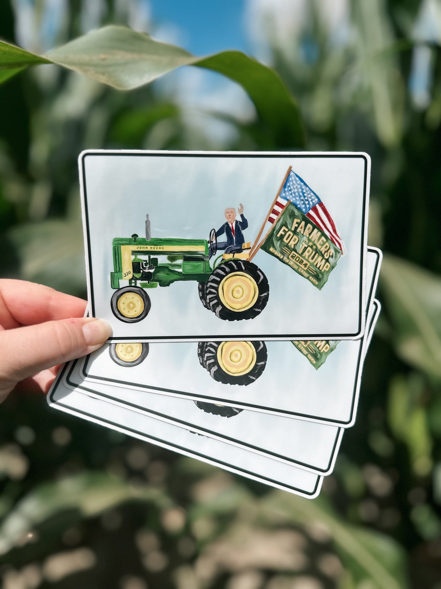 Farmers for Trump Sticker