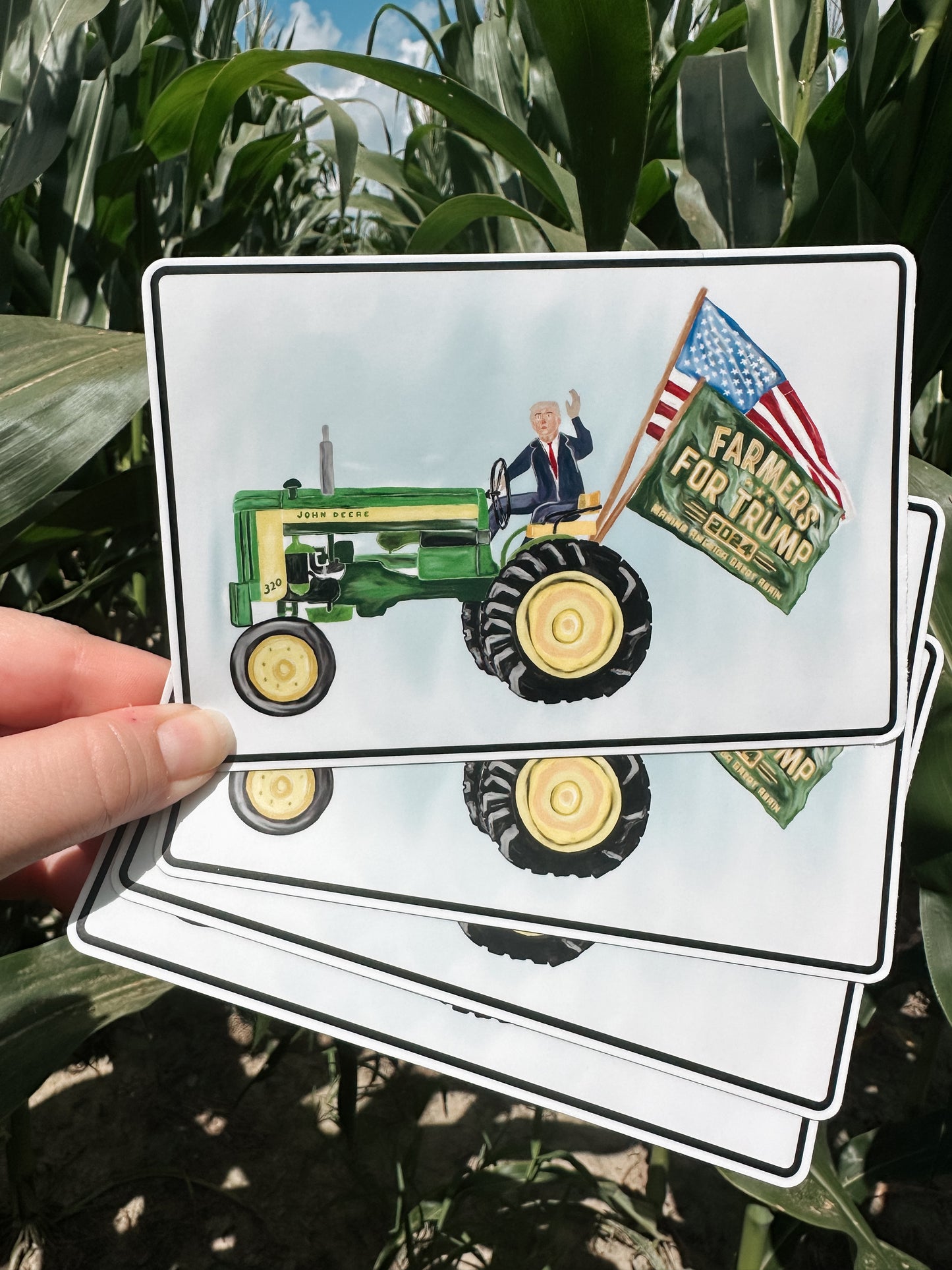 Farmers for Trump Sticker